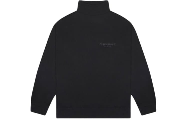 Кофта Fear of God Essentials Pull-Over Mockneck Sweatshirt Black - изображение 1