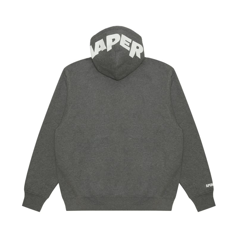 Худи Aape FW24 Толстовка Мужское Серое - изображение 2