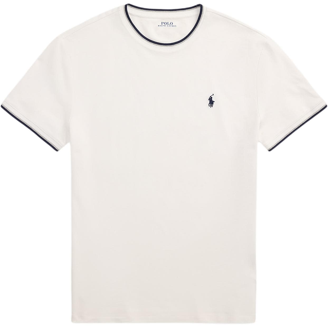 Футболка Polo Ralph Lauren T-Рубашка Классическая Версия Мужская Белая - изображение 1