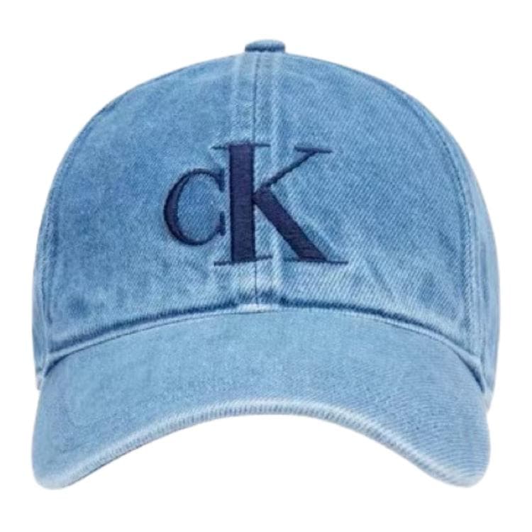 Кепка CALVIN KLEIN Хлопок Полиэстер Бейсболки Унисекс Светло-Синий - изображение 2
