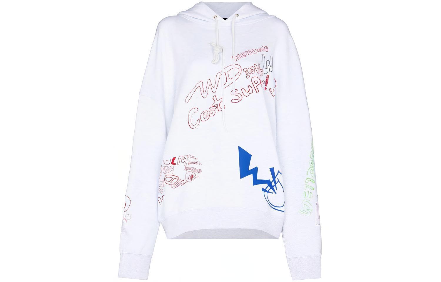 Худи WE11DONE SS21 Graffiti Version 1 - изображение 1