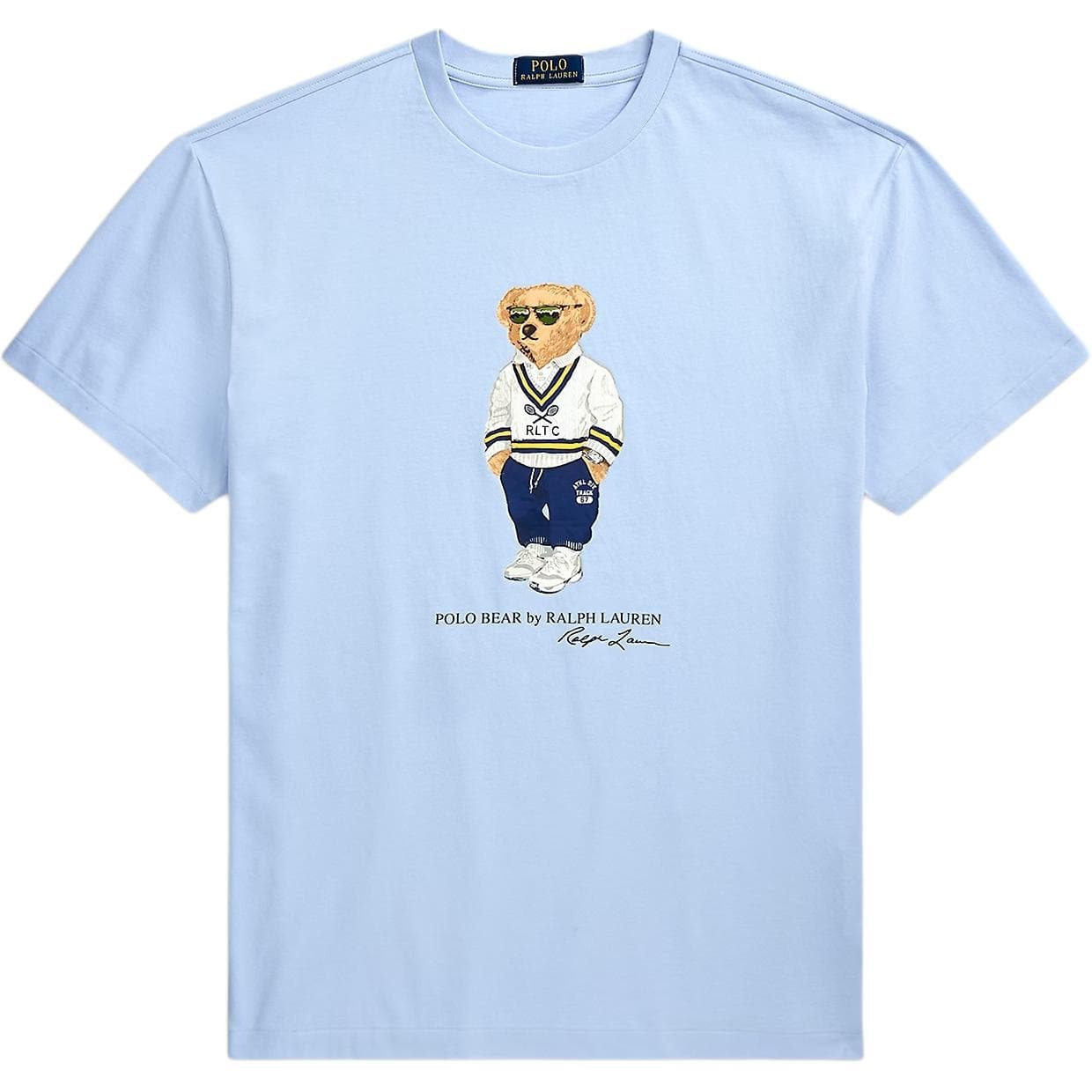 Футболка Polo Ralph Lauren Polo Bear T Рубашка Стандартного Размера Мужская Синяя - изображение 1