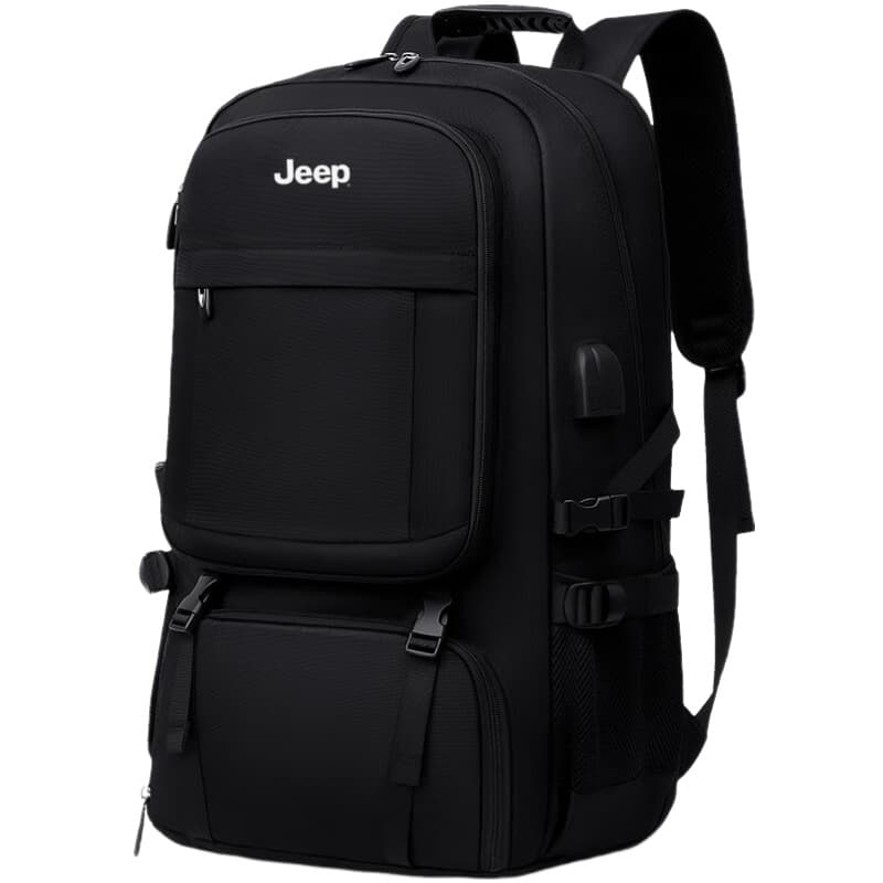 Рюкзак Рюкзак Jeep из нейлоновой ткани мужской черный - изображение 1