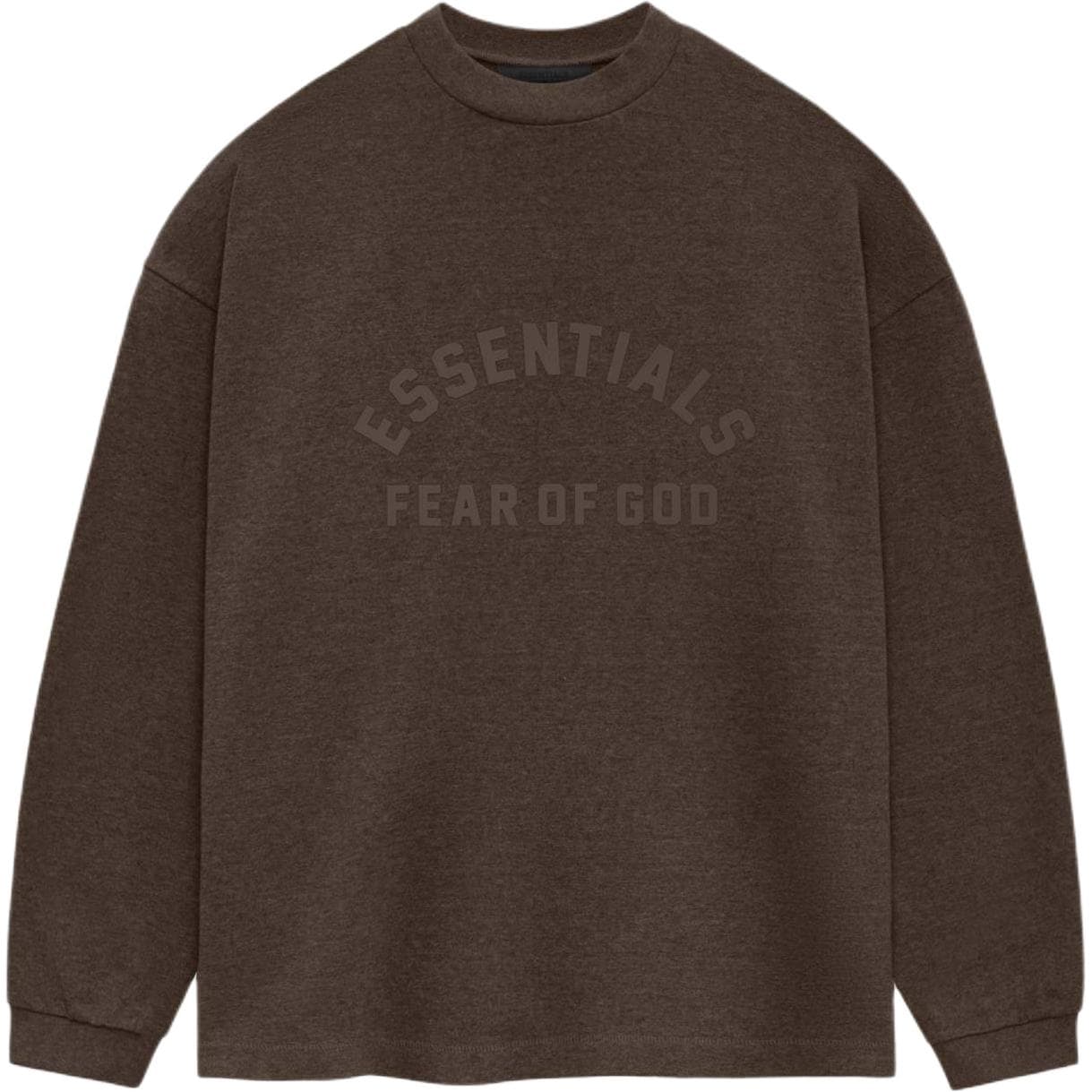 Футболка Fear of God Essentials SS24 HEAVY LS TEE T Heather Wood - изображение 1