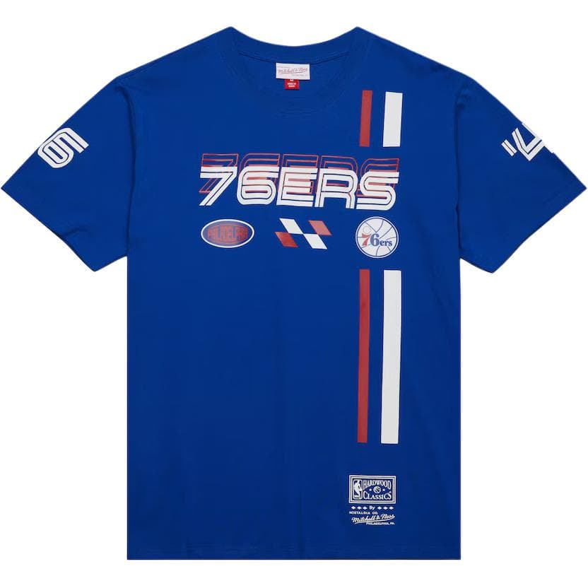 Футболка Mitchell Ness x NBA 76 Blurred T - изображение 1