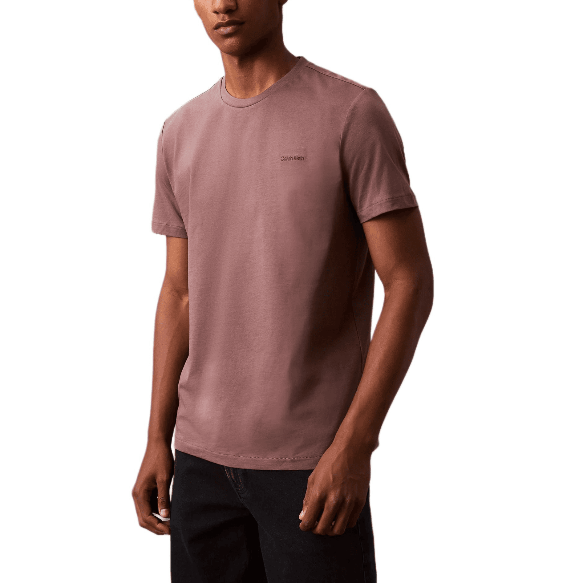 Футболка Calvin Klein T-рубашка мужская сливовый трюфель - изображение 1