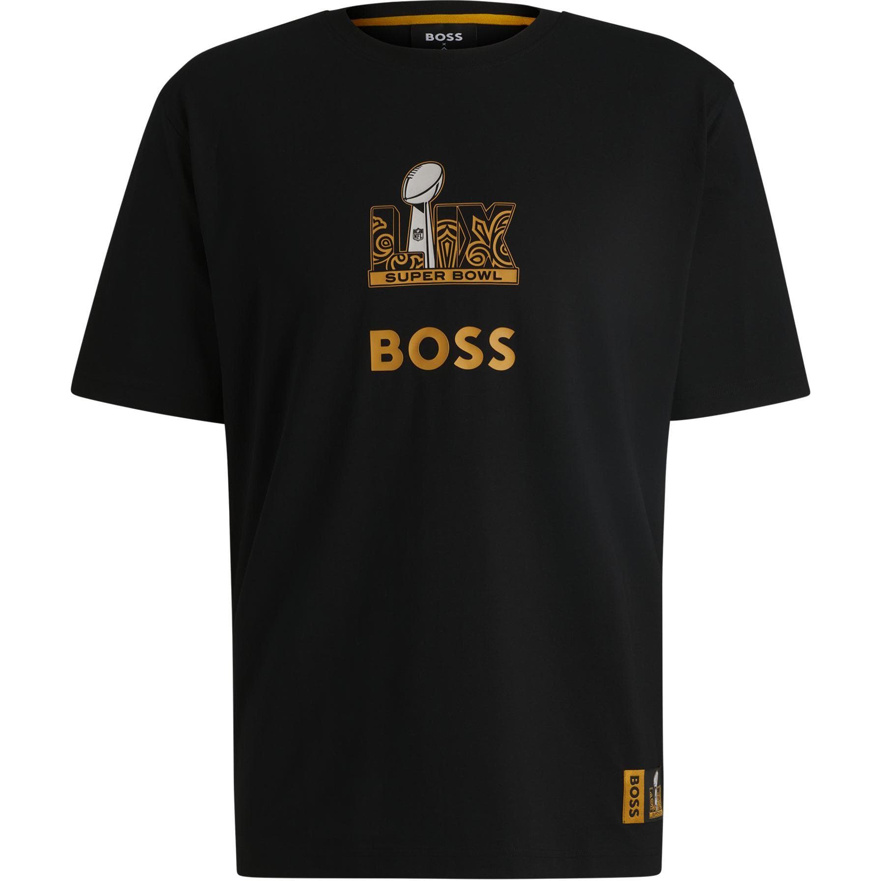 Футболка Hugo Boss Мужские Черные Рубашки - изображение 1
