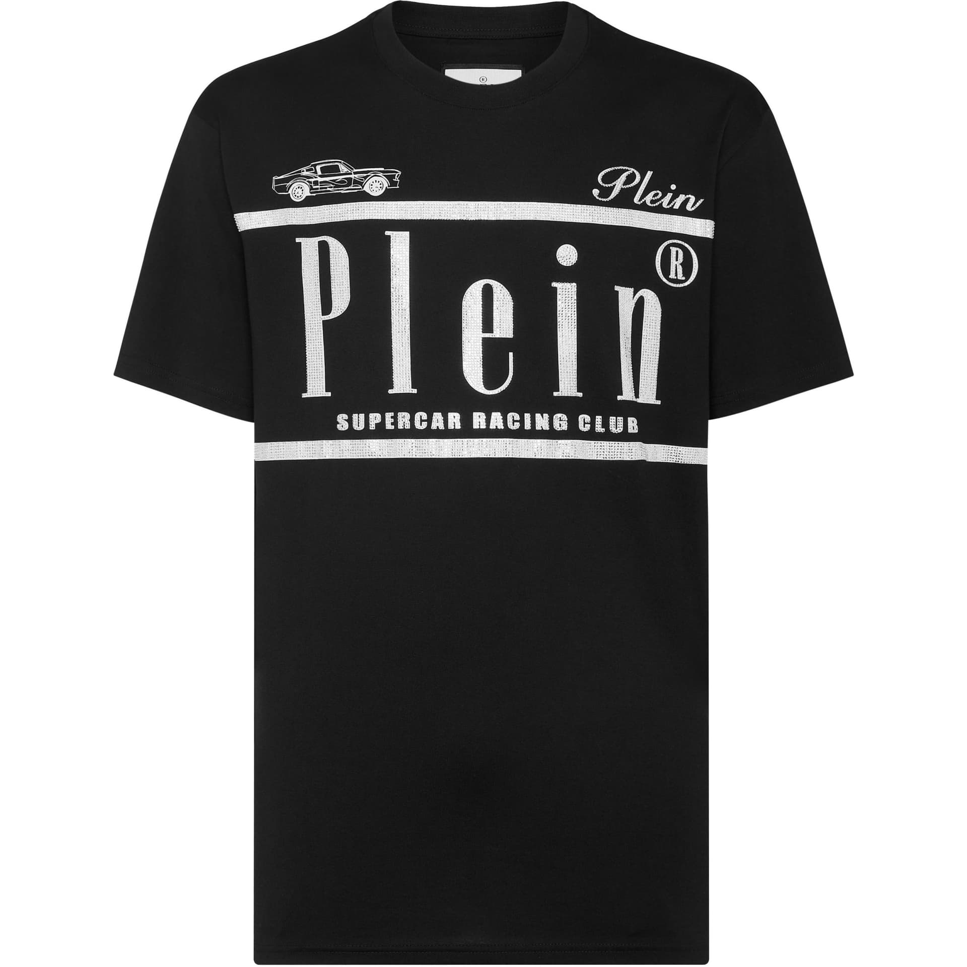 Футболка PHILIPP PLEIN FW24 T Рубашка Мужская Черная - изображение 1