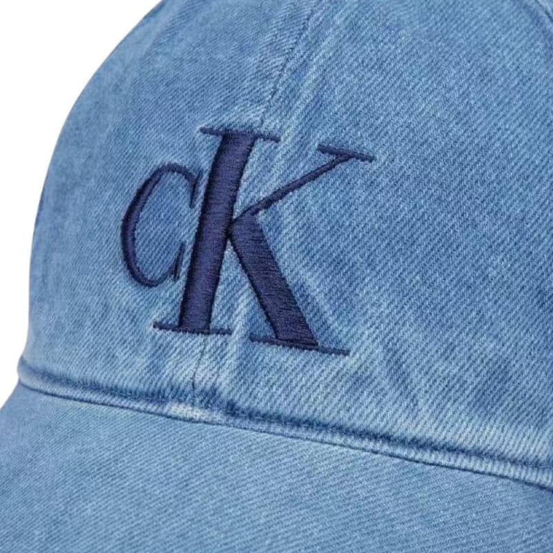 Кепка CALVIN KLEIN Хлопок Полиэстер Бейсболки Унисекс Светло-Синий - изображение 4