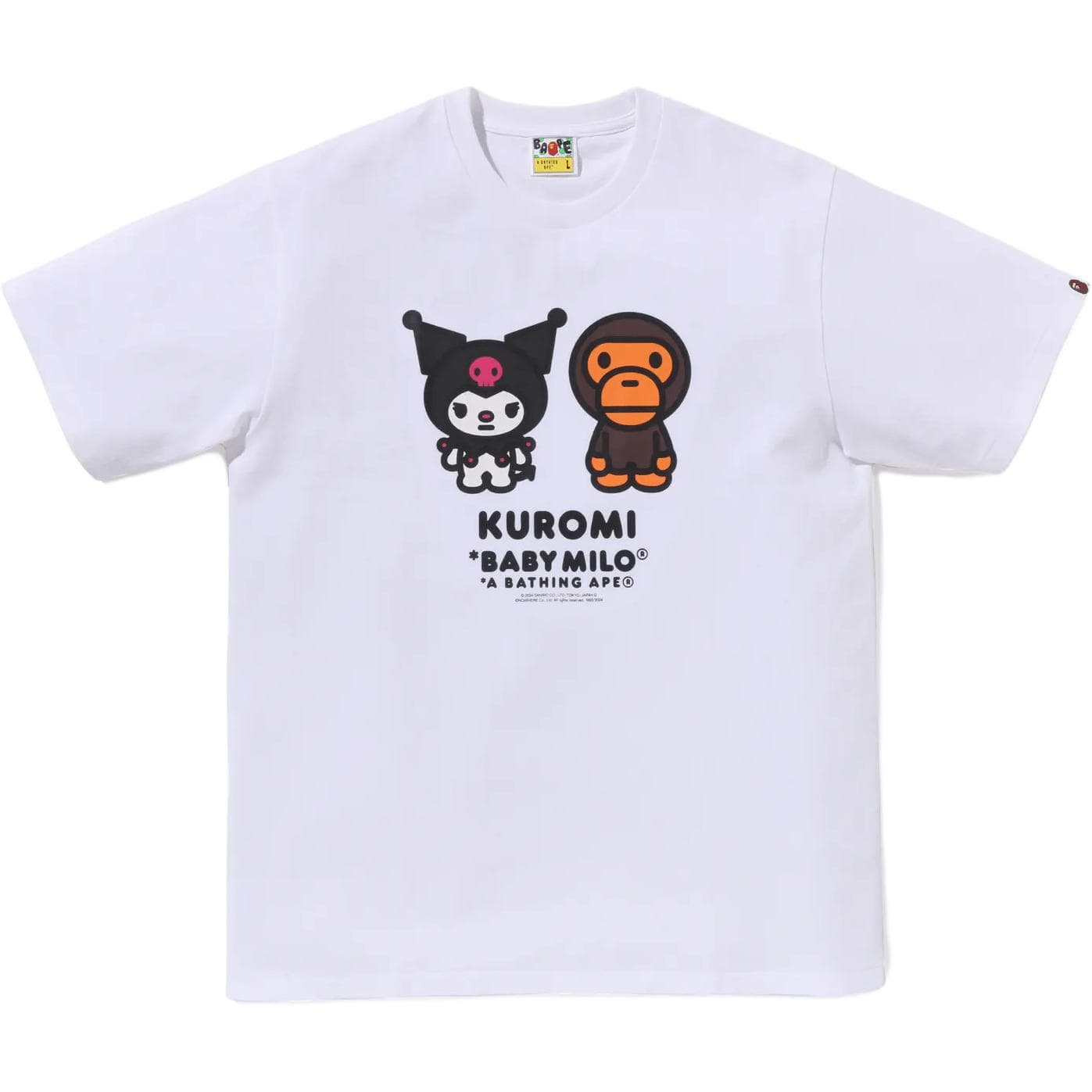 Футболка A BATHING APE Санрио Совместная модель T Рубашка Мужская - изображение 1
