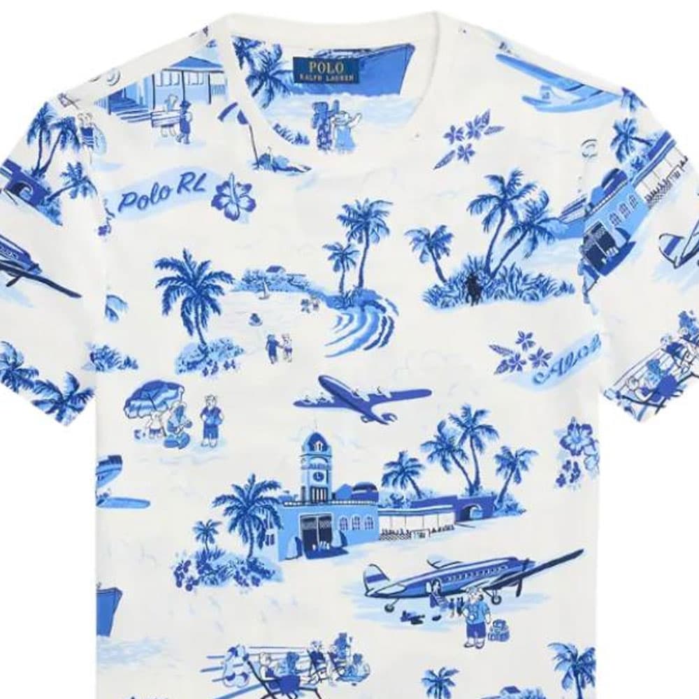 Футболка Polo Ralph Lauren SS25 T Рубашка Мужская Белая - изображение 2