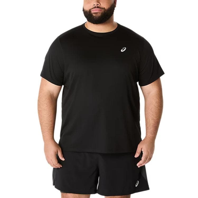 ASICS Бег T-Shirt Мужская Черная - изображение 1