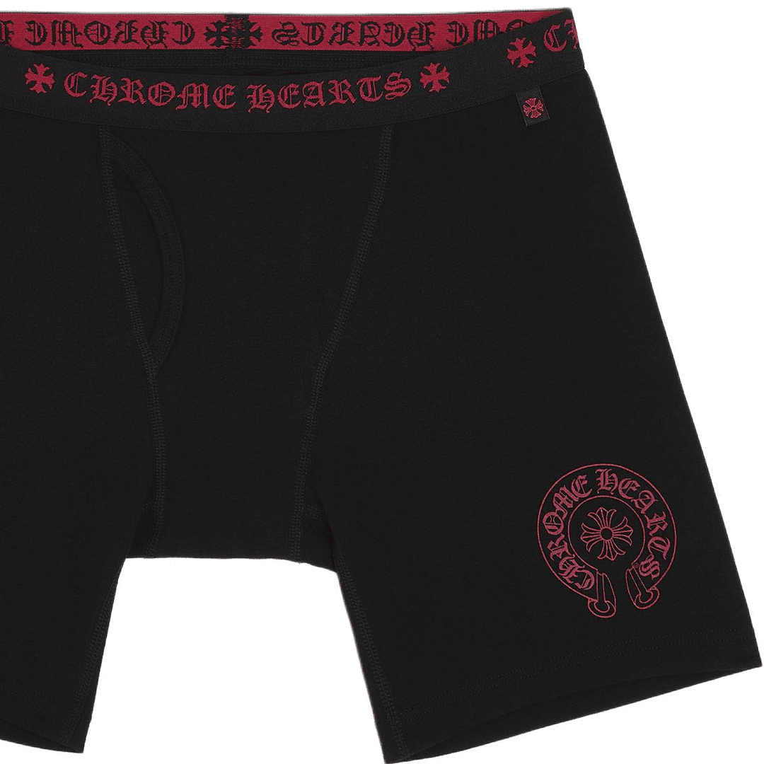 Трусы Chrome Hearts Боксеры Мужские Черные Красные - изображение 3