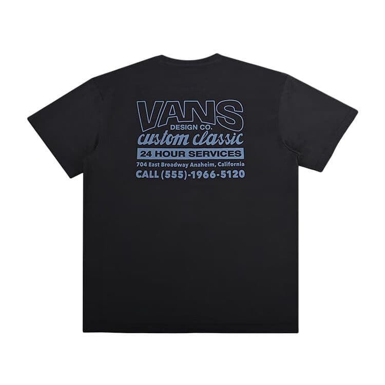 Футболка Vans Custom Classic SS25 T-Shirt Мужская Черная - изображение 2
