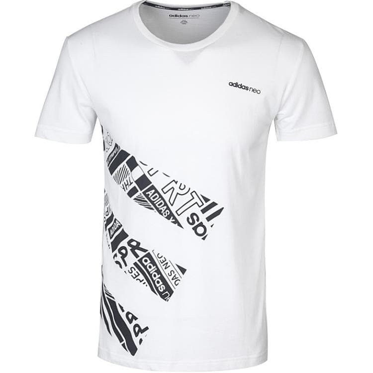 Футболка Adidas Neo Белый Мужской T-Рубашки - изображение 1