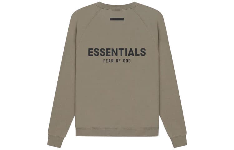 Худи Fear of God Essentials SS21 Pull-Over Crewneck Taupe Logo - изображение 1