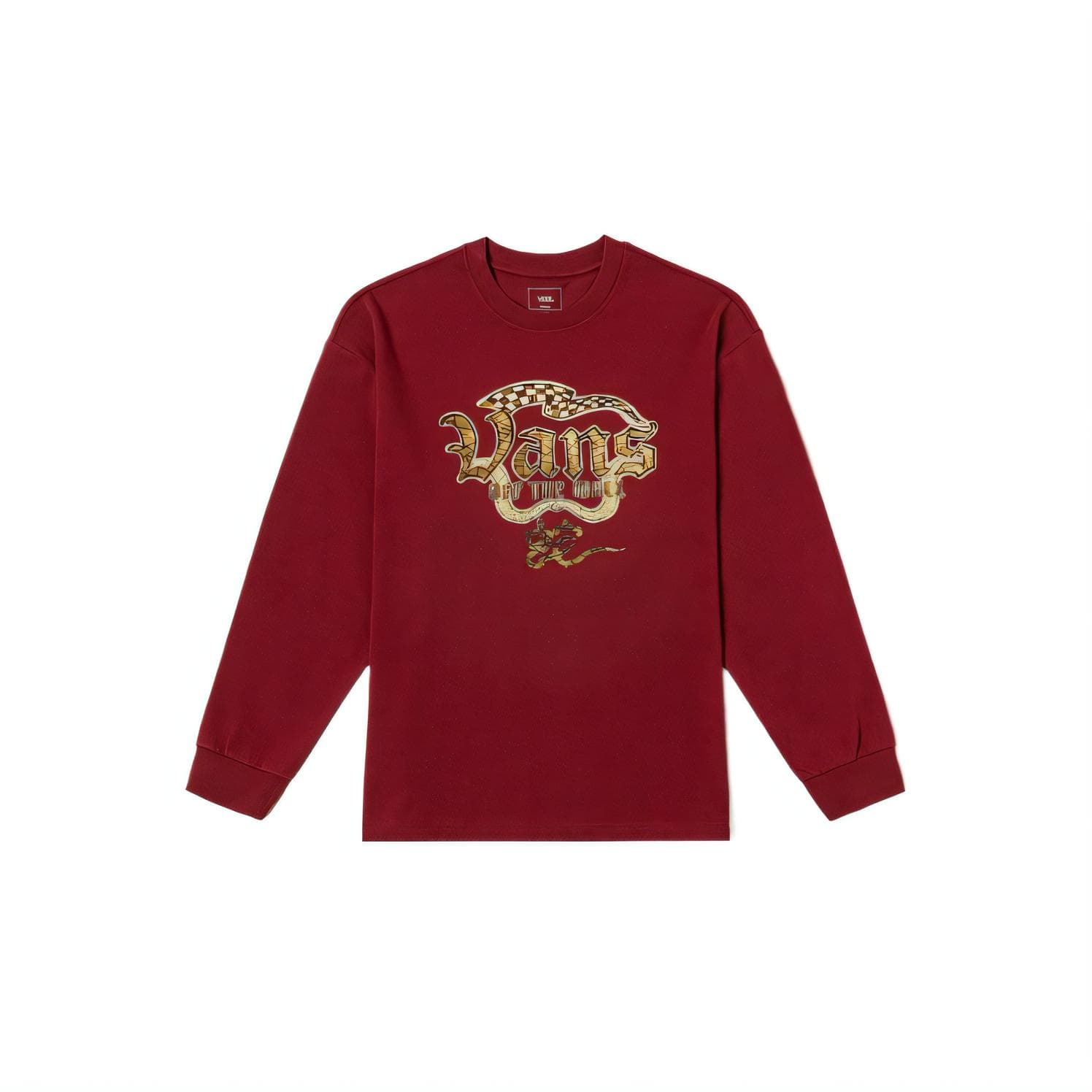 Футболка VANS TEE LS Красный Унисекс Футболка - изображение 1
