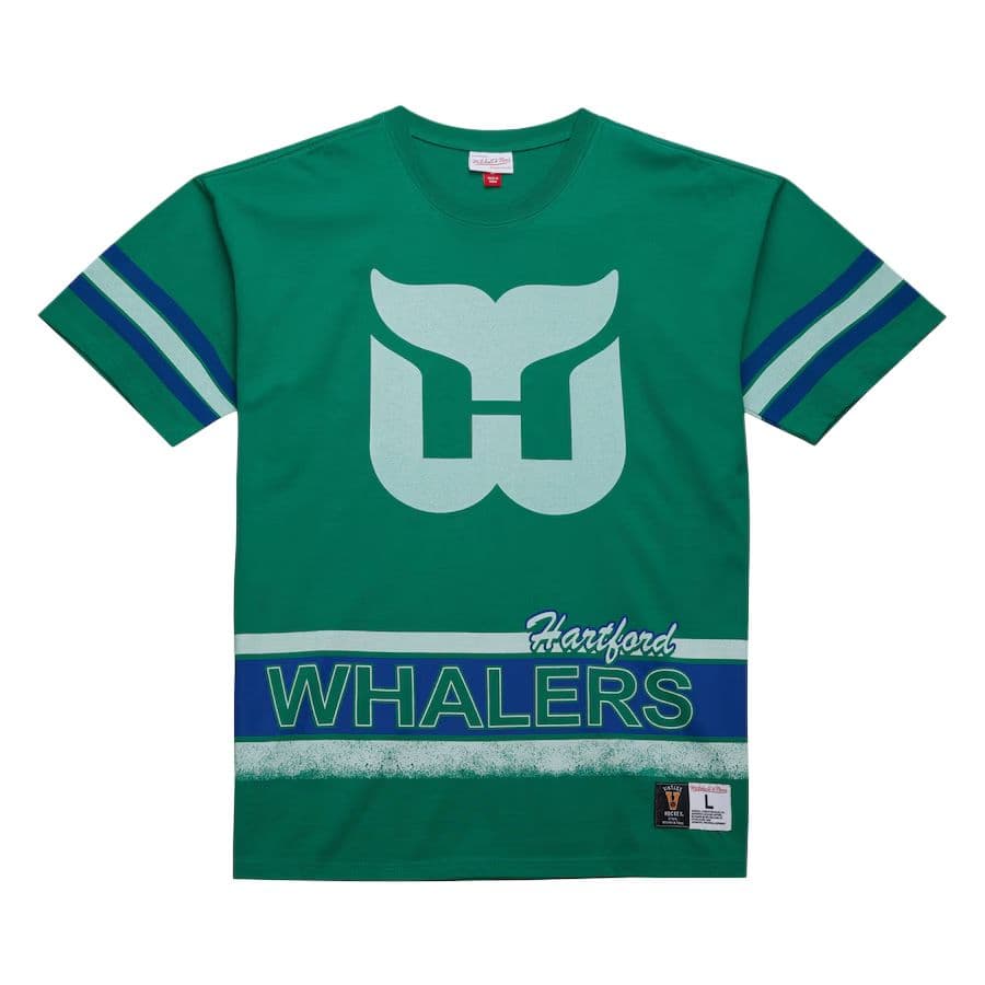 Футболка Mitchell Ness x NHL Hartford Whalers Футболка Мужская Зеленая - изображение 1