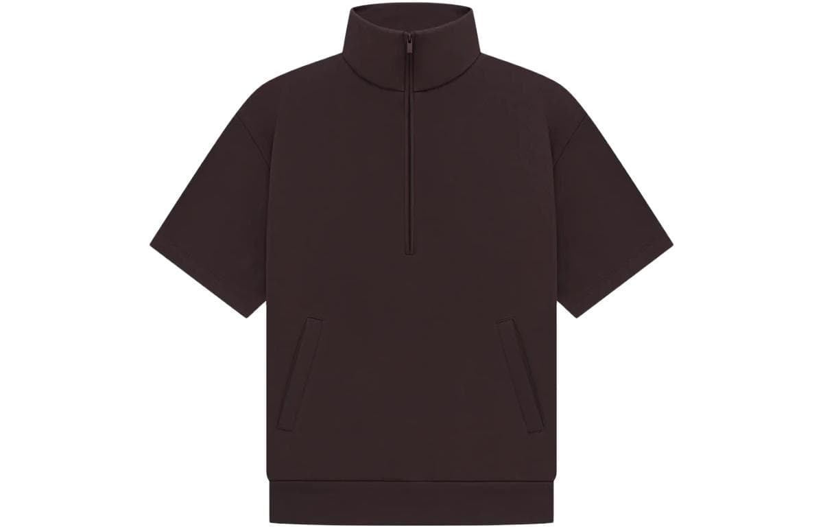 Худи Fear of God Essentials Drop2 SS23 LS Halfzip 34 Sleeve Shirt Off-Black - изображение 1