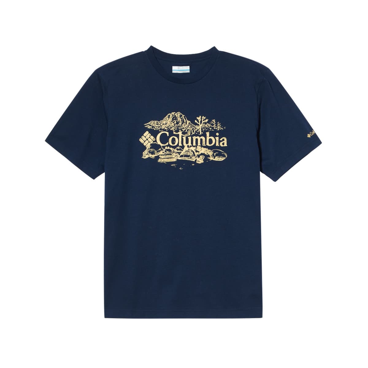 Футболка Columbia T-Shirt Мужская Темно-Синяя - изображение 1