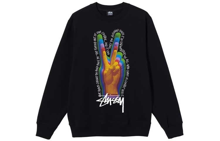 Худи Stussy Peace Sign Crew - изображение 1