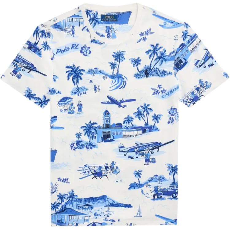 Футболка Polo Ralph Lauren SS25 T Рубашка Мужская Белая - изображение 1