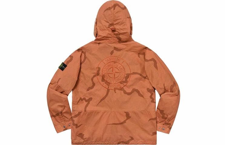 Демисезонная куртка Supreme x Stone Island Desert Hooded Jacket - изображение 2