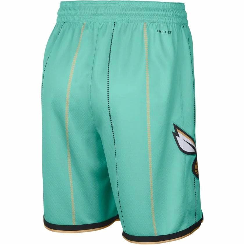 Баскетбольные шорты Jordan x NBA Charlotte Hornets Mint Green - изображение 2