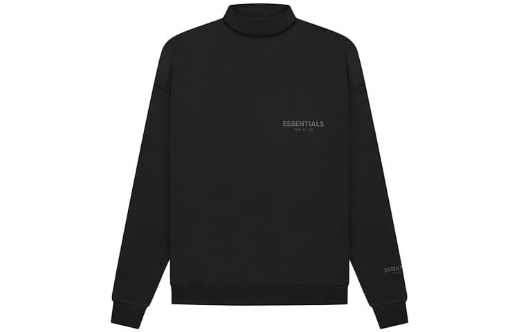 Худи Fear of God Essentials FW21 Pullover Mockneck Stretch Limo Logo - изображение 1