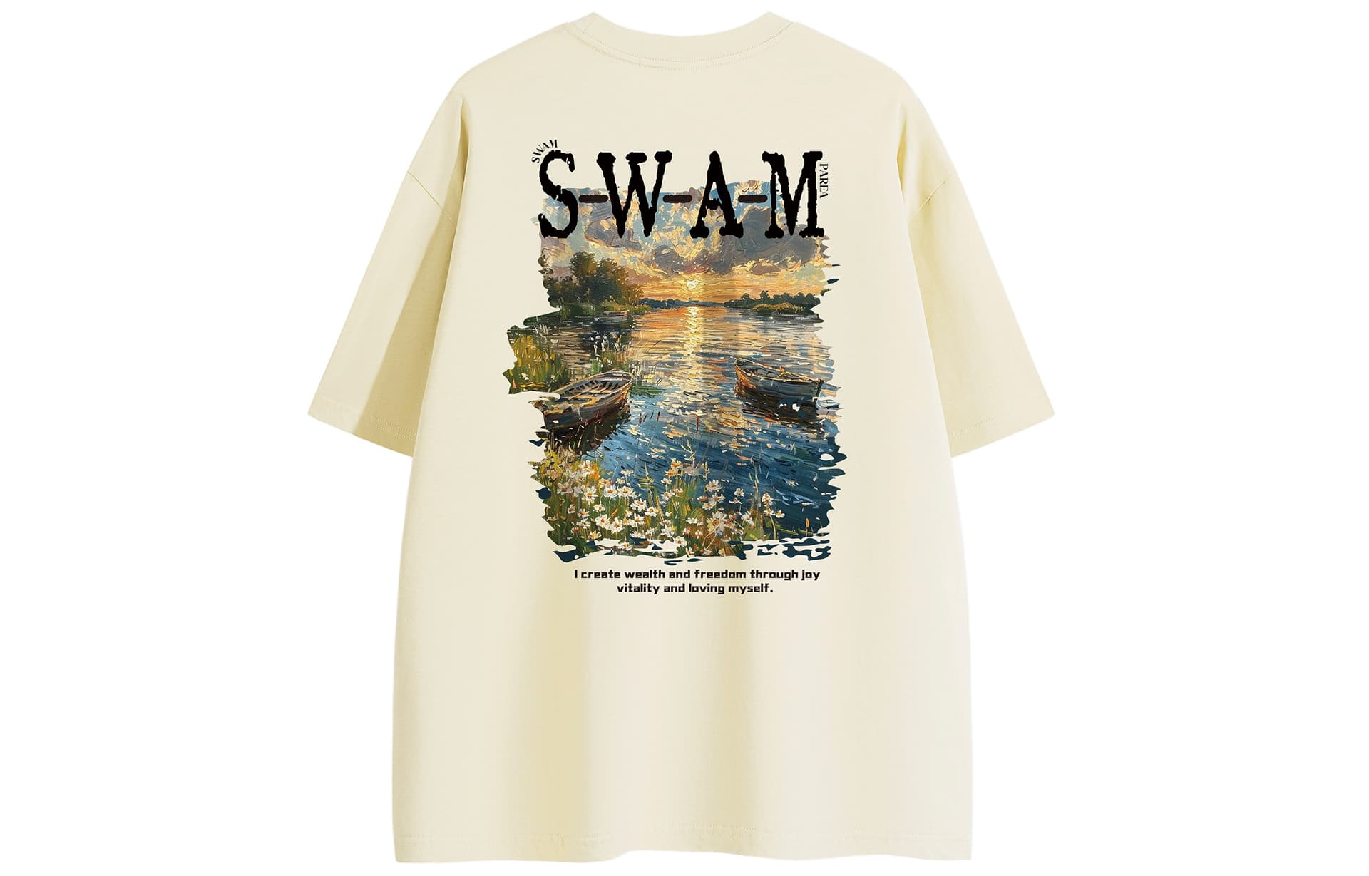 Футболка SWAMP AREA T-Shirt Унисекс Черный - изображение 1