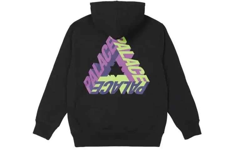 Худи PALACE P-3d Hood Black FW21 - изображение 1
