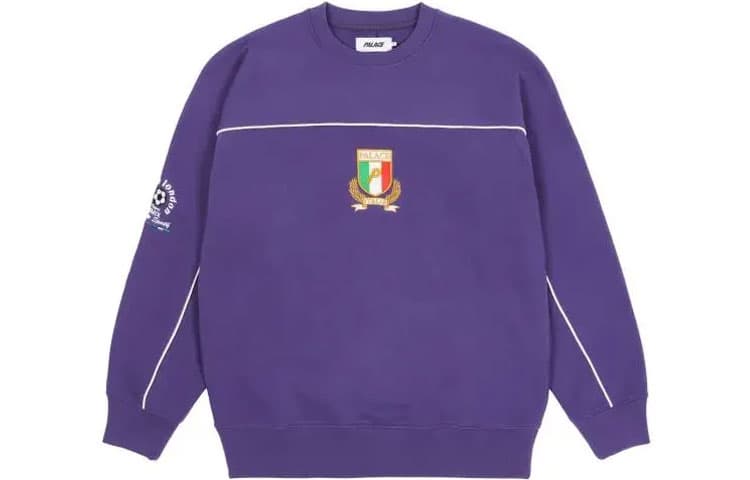 Худи PALACE SS21 Mumma Mia Crew Purple Logo - изображение 1
