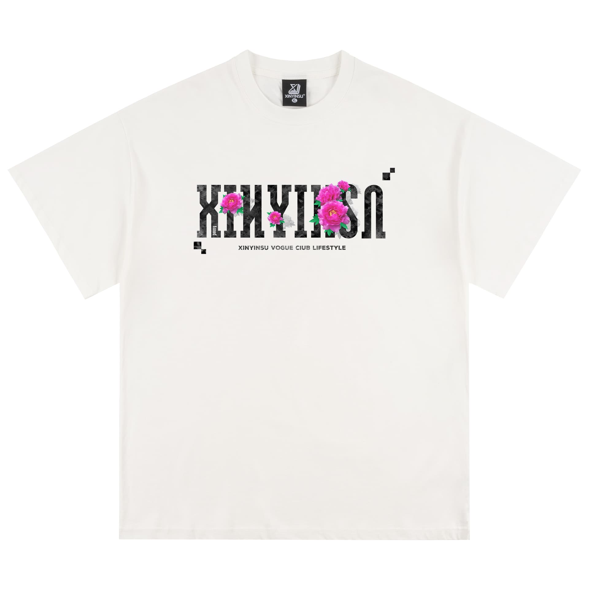 Футболка XINYINSU BLOOM X STREET T-рубашка мужская - изображение 1