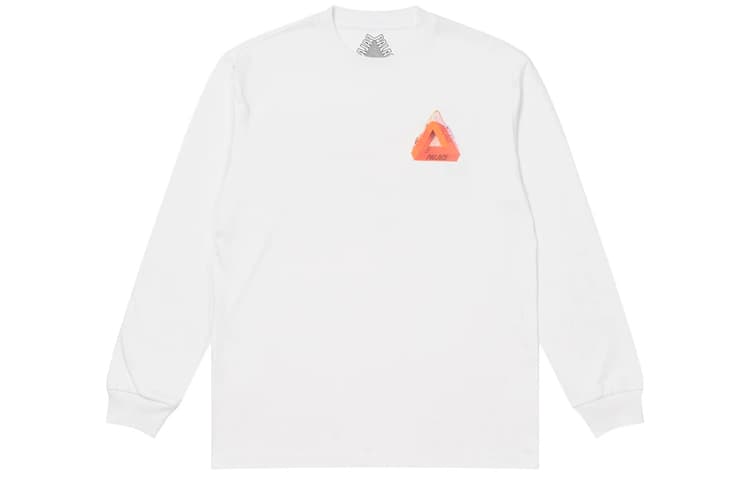 Худи PALACE FW21 Chapping Longgsleeve WhiteT - изображение 1