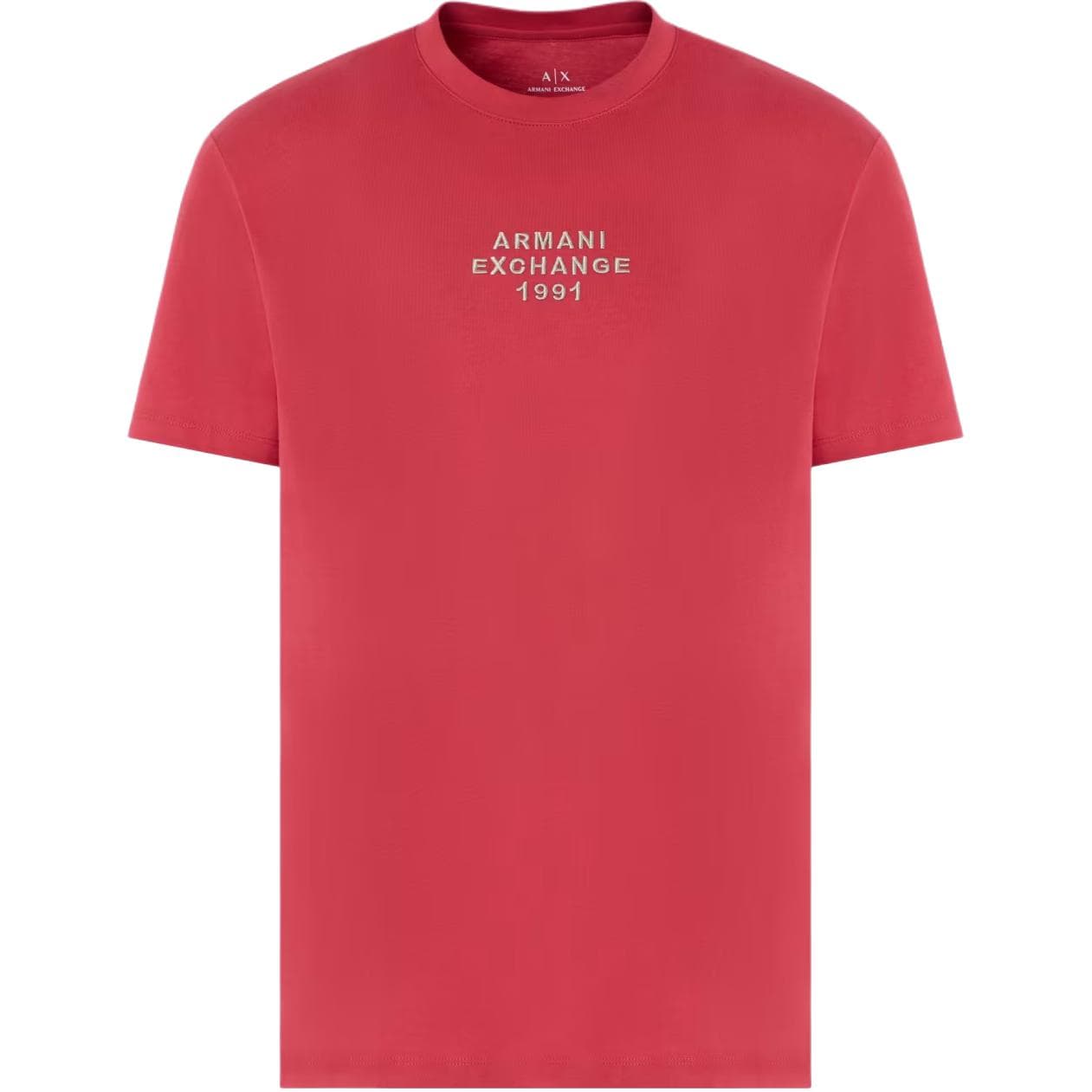 Футболка ARMANI EXCHANGEAE SS25 T Рубашка Мужская Красная - изображение 1