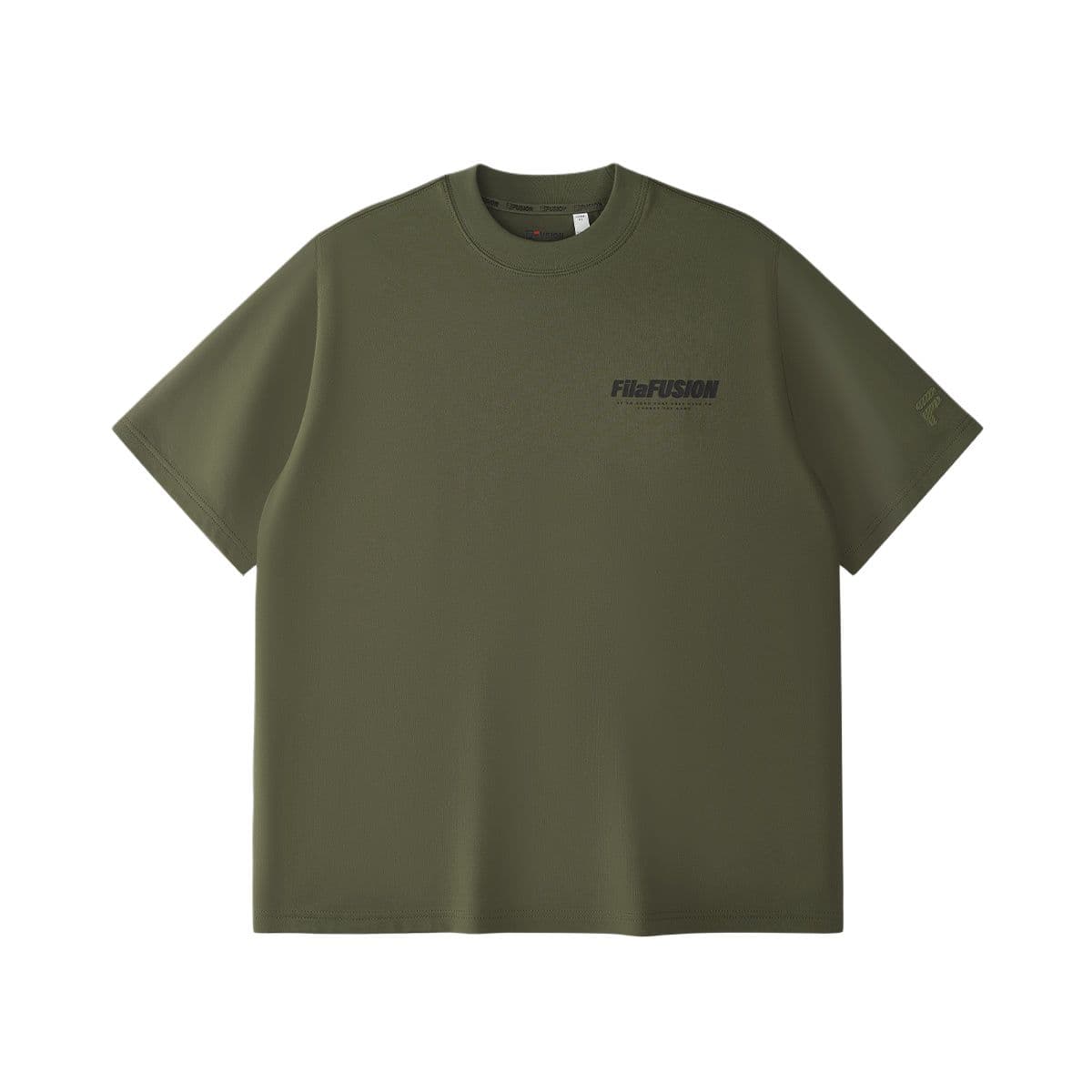 Футболка FILA FUSION WORKWEARFILA FUSION X T-рубашка мужская серая и зеленая - изображение 1