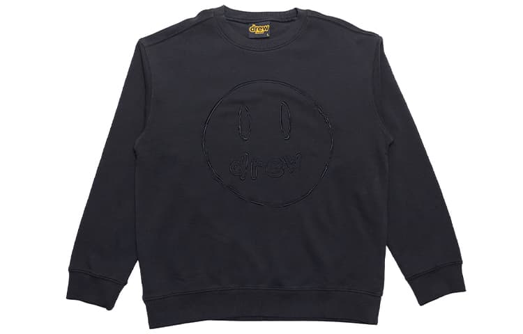 Худи Drew House FW21 Sketch Mascot Crewneck Black Mascot - изображение 1