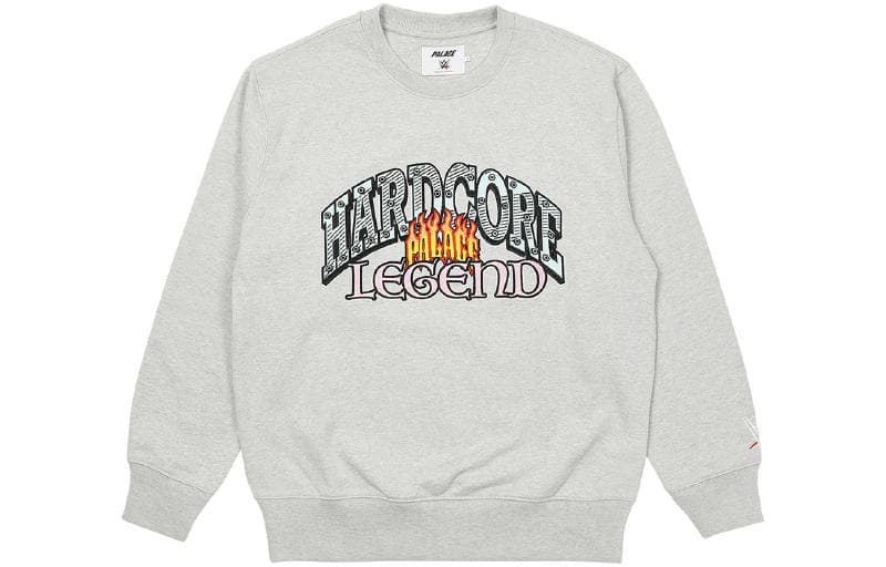 Худи PALACE X WWE SS23 Серый Унисекс Толстовка - изображение 1