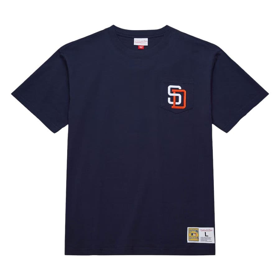 Футболка Mitchell & Ness x MLB San Diego Padres Navy Tee - изображение 1