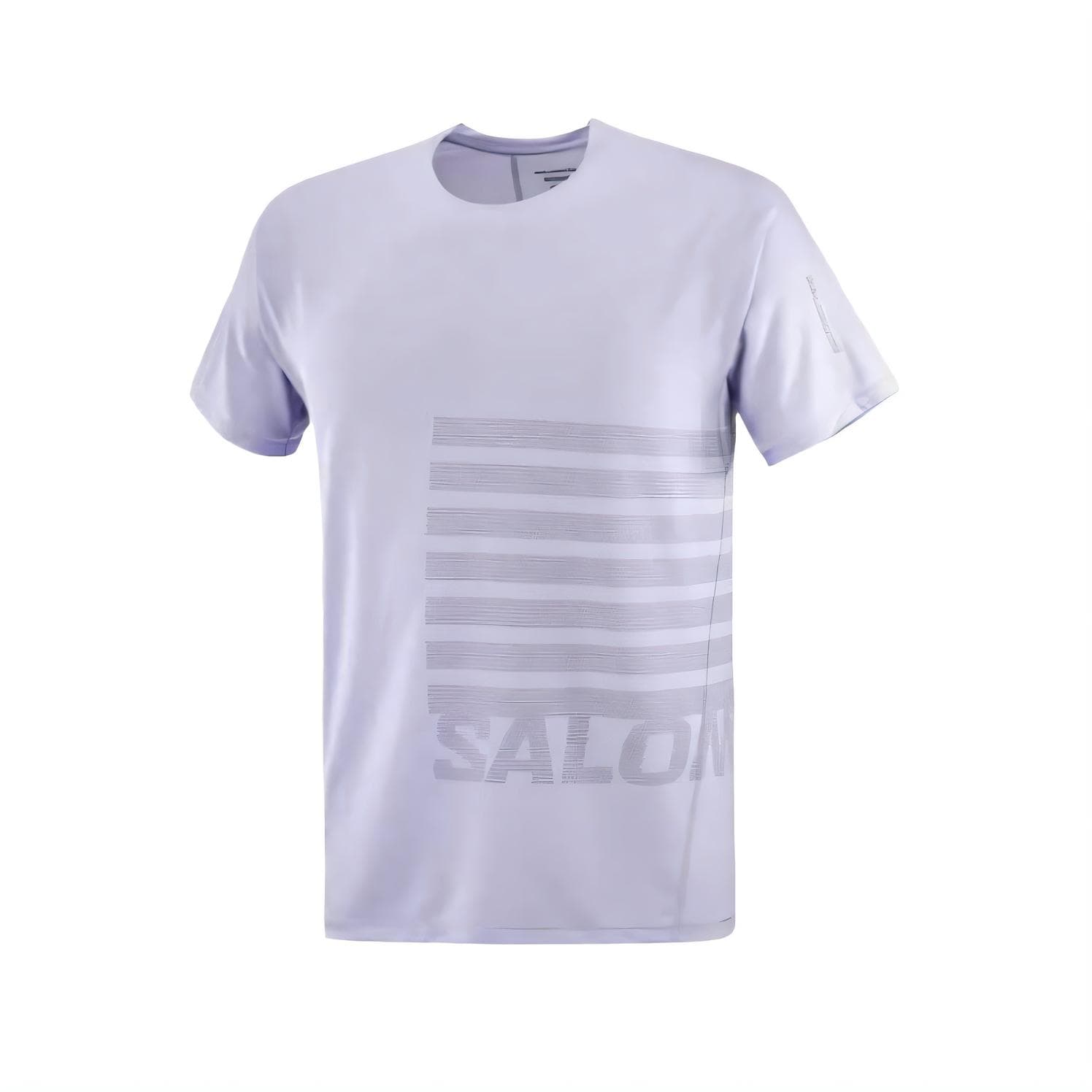 Футболка Salomon Sense AEROGRAPHIC T Рубашка Мужская Небесно-Синий Фиолетовый - изображение 1