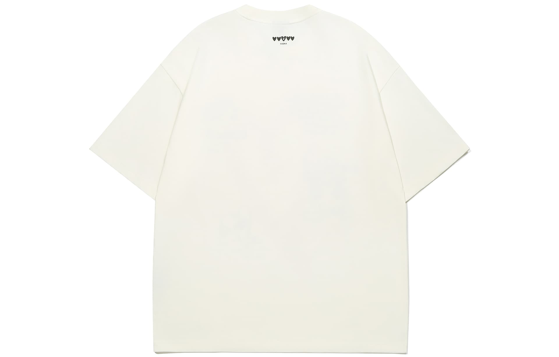 Футболка Guuka T-Shirt Унисекс Кремово-Белый - изображение 2