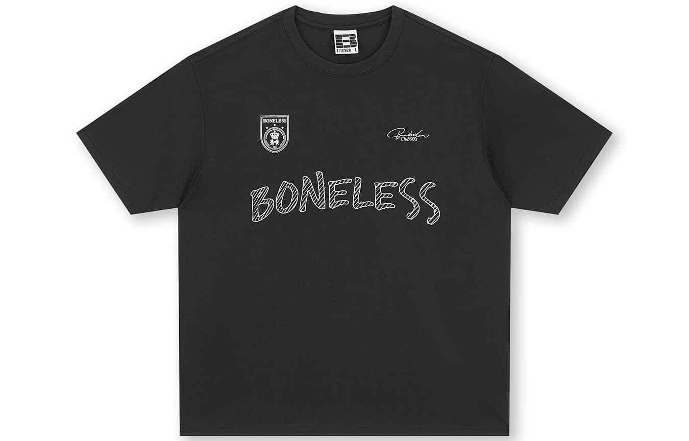 Футболка BONELESS Роскошная уличная одежда Граффити ручной работы Сетка Объемный принт Приталенный Прохладная ткань Повседневный Короткий рукав Футболка Унисекс - изображение 1