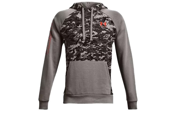 Худи Under Armour Rival Camo Script - изображение 1