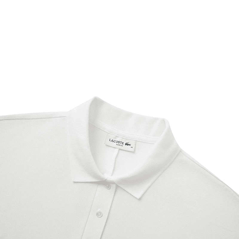 LACOSTE SS25 Поло Женское Белое - изображение 2