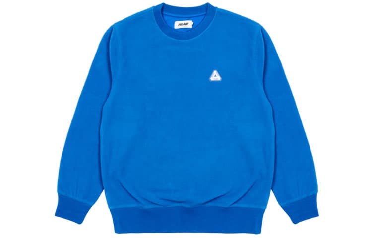 Худи PALACE FW21 ULTIMO Polar Fleece Sofar Crew Classic Blue Logo - изображение 1