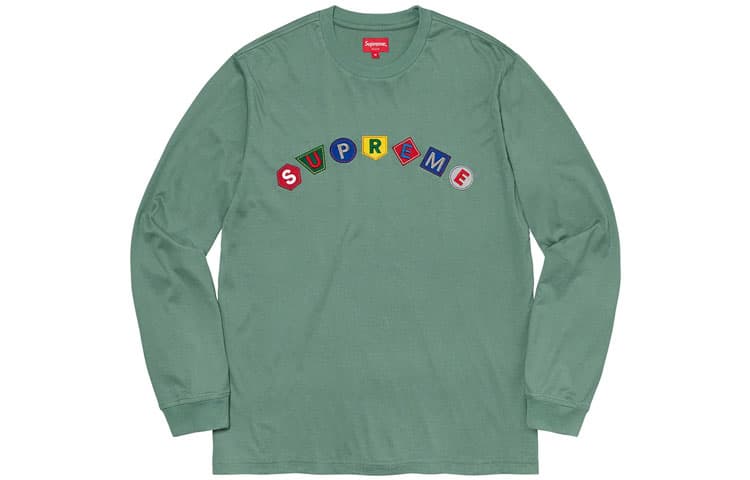 Худи Supreme FW21 Week 9 Geo Arc LS Top Logo - изображение 2