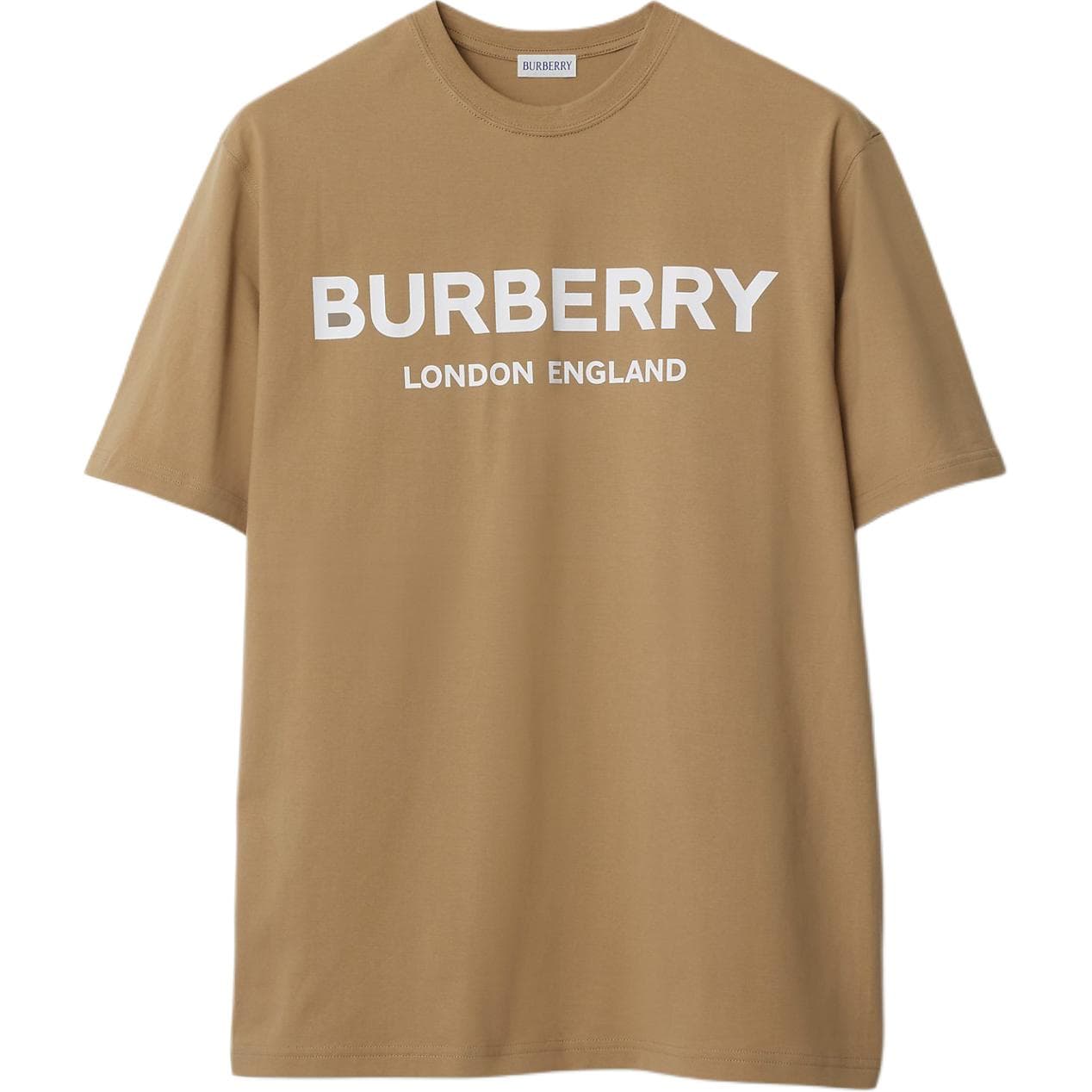 Футболка Burberry Бежевые Мужские T-рубашки - изображение 1