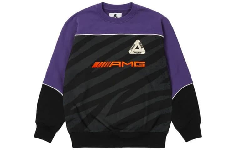Худи PALACE SS21 x AMG Technical Crew Black Logo - изображение 1