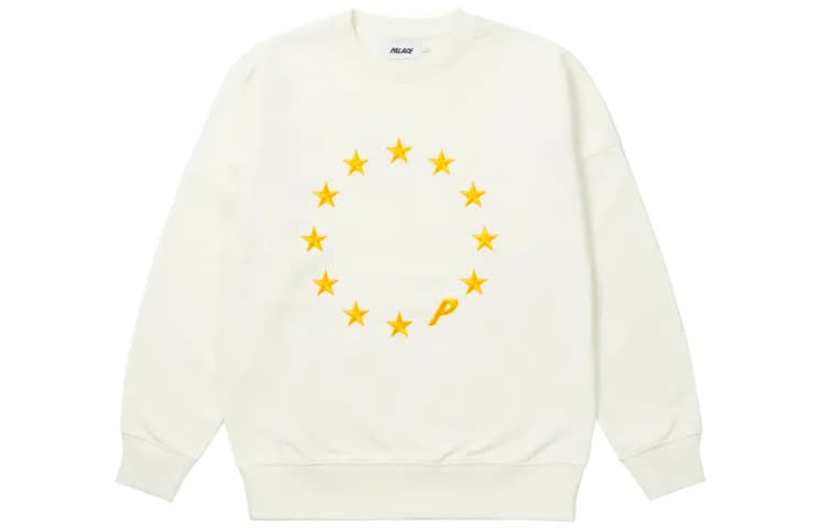 Худи PALACE Eu-don Crew White FW21 - изображение 1