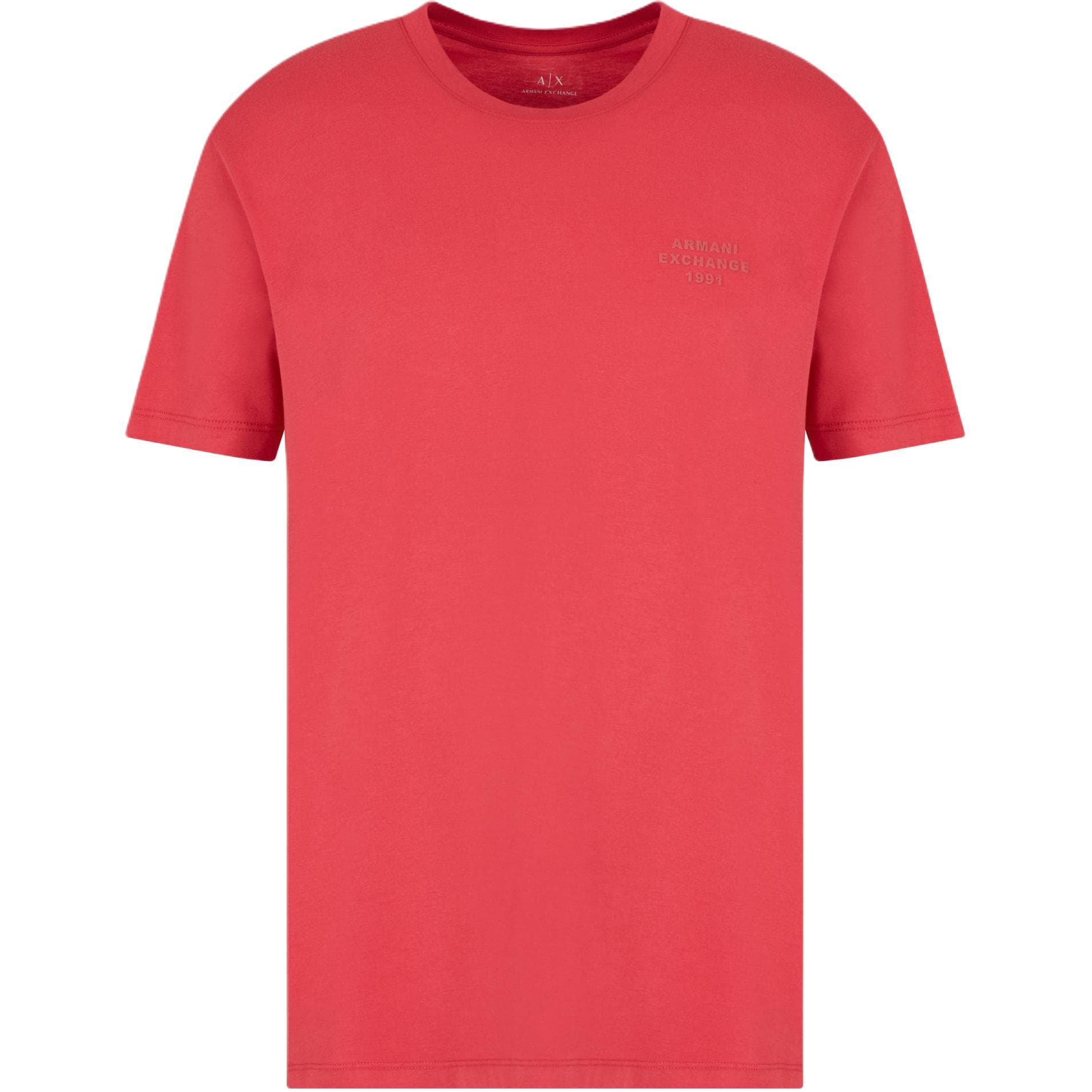 Футболка ARMANI EXCHANGE AE T Рубашка Мужская Красная - изображение 1